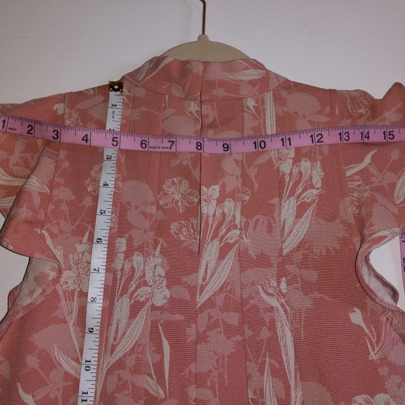 BCBGeneration Peach Floral Dress- Small - Picture 4 of 6